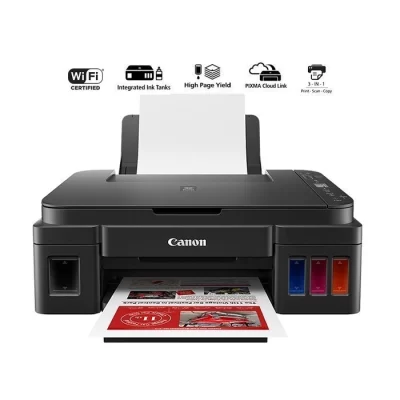 Canon PIXMA G3411 3 In 1(Copy, Scan, Print) Wi-Fi Printer – Black